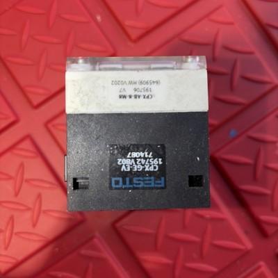 Festo CPX-AB-8-M8-3POL Manifold Block 195706 w/ CPX-GE-EV Interlinking Block