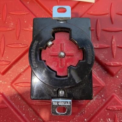 Hubbell HBL20443 30Amp 480V Locking Receptacle