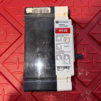 6 Lot – CUTLER HAMMER HFD 65K HFD1020 CIRCUIT BREAKER 277 VAC HFD1020