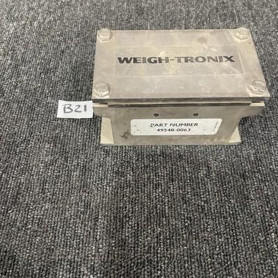 Weigh-Tronix 49548-0063 Weigh Bar Junction Box