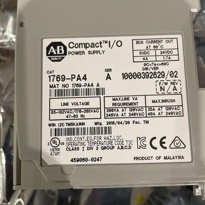 Allen Bradlwy 1769-PA4 Ser A CompactLogix Power Supply 120/240