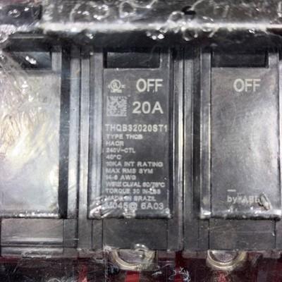 NIB – GE – THQB32020ST1 – 20A 3-Pole 240V Q-Line Miniature Circuit Breaker