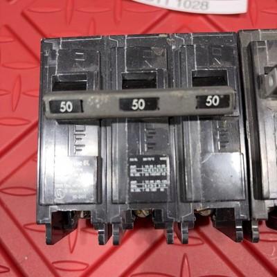 2 Lot – Siemens ITE B350 3 Pole 50 Amp Type BL Circuit Breaker