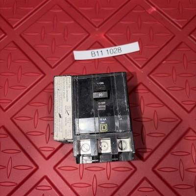SQUARE D,QOB3401021,CIRCUIT BREAKER 90A 240V 3P