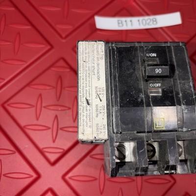 SQUARE D,QOB3401021,CIRCUIT BREAKER 90A 240V 3P