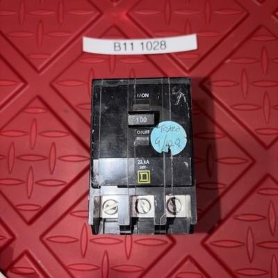 Square D QOB3100VH 100 A Miniature Circuit Breaker