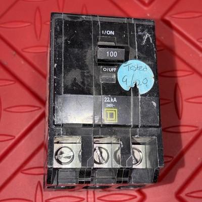 Square D QOB3100VH 100 A Miniature Circuit Breaker