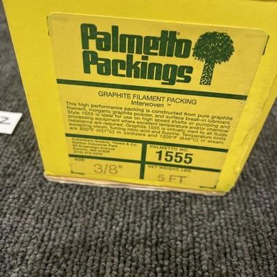 PALMETTO PACKING 1555 3/8″ 5ft PACK SEAL GRAPHITE FILAMENT PACKING