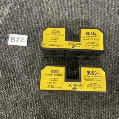 (2) Buss Fuseholder BC6033S 30A 600V 3P