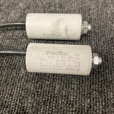(2) Italfarad RP-2 Capacitor 2040 SH PO 50/60Hz 400-450V 2uF