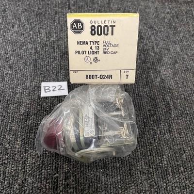 ALLEN BRADLEY 800T-Q24R SER T RED PILOT LIGHT UNIT