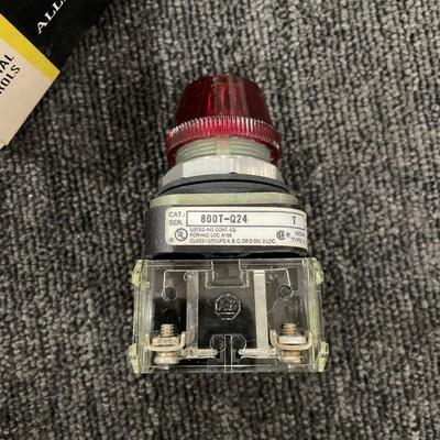 ALLEN BRADLEY 800T-Q24R SER T RED PILOT LIGHT UNIT