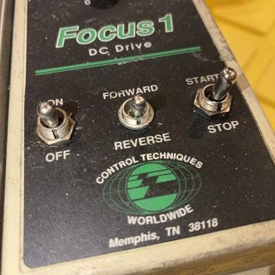 PREOWNED- CONTROL TECHNIQUES Focus 1 DC Drive 1/4-1HP, 1/2-2HP 2400-8000 Rev C