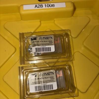 2 – Dayton Electric 5X827N Relay 120V AC Coil Gray Socket Base DPDT 16 AMP Octal