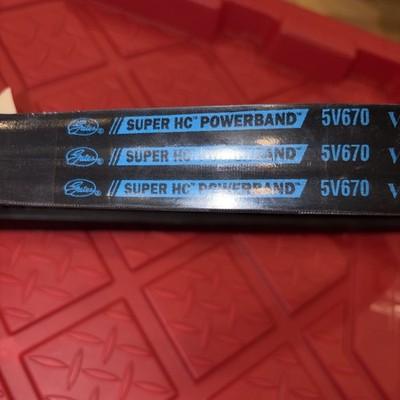 Gates Super HC V-Belt 5/8 Inch x 67 Inch – 5V670