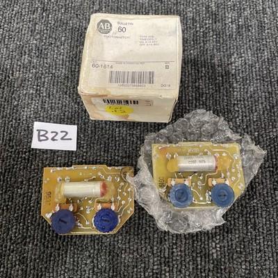 (2) ALLEN BRADLEY 60-1614 photoswitch Ser B