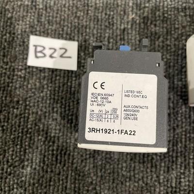 3RH1921-1FA22 Auxiliary Contact 4p front mount auxiliary contactor block 2NO/2NC