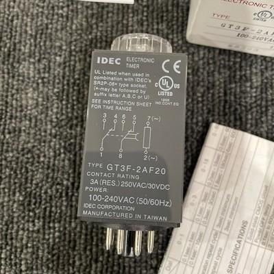 Idec GT3F-2AF20 Power Off Delay DPDT 0.1-600s 3A 100-240VAC 50/60Hz