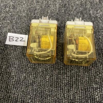 (2) IDEC RR2P-U 10A 8 Pin Relay DC24V