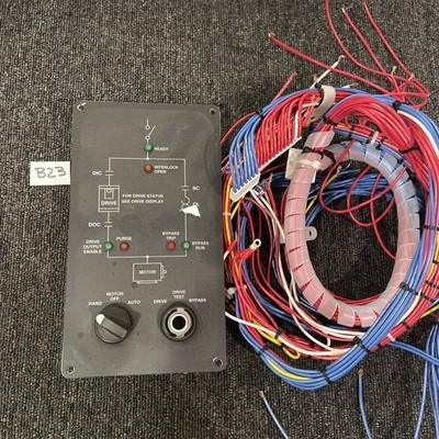 ROCKWELL AUTOMATION ACI99M00037 REV 2024 DRIVE BYPASS CONTROL PANEL + Wiring