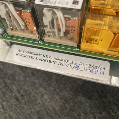 ROCKWELL AUTOMATION ACI99M00037 REV 2024 DRIVE BYPASS CONTROL PANEL + Wiring