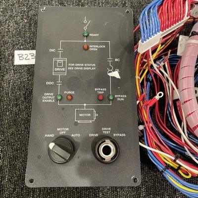 ROCKWELL AUTOMATION ACI99M00037 REV 2024 DRIVE BYPASS CONTROL PANEL + Wiring