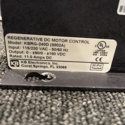 KB KBRG-240D Regenerative DC Motor Speed Control Board KBRG240D