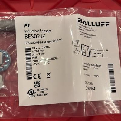 Balluff BES M12MF1-PSC30A-S04G-W Inductive Sensor BES02JZ USA Seller