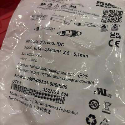 Lot of 6: Murr Elektronik 7000-08331-0000000 New USA Seller