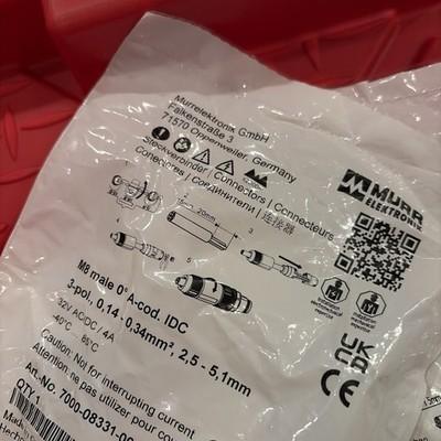 Lot of 6: Murr Elektronik 7000-08331-0000000 New USA Seller