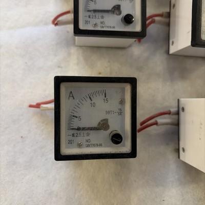 99T1-15/5A Analogue Panel Amper Meter AC 0-15A Ammeter Gauge 7 Lot