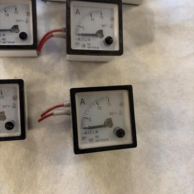 99T1-15/5A Analogue Panel Amper Meter AC 0-15A Ammeter Gauge 7 Lot