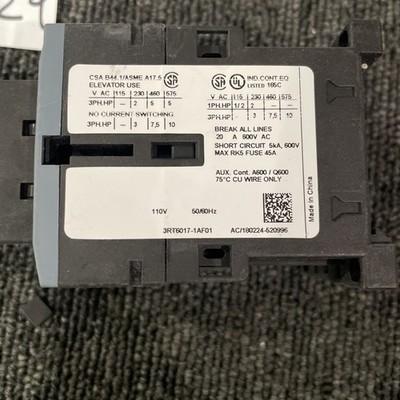 SIEMENS 3RT6017-1AF01 Contactor + 3RH6911-1ha11 Attached