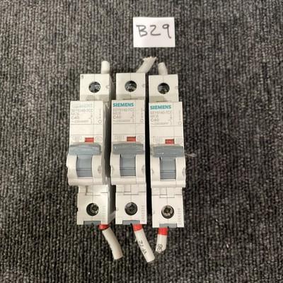 (3) Siemens 5SY6140-7CC MCB C40 1P 400V Circuit Breaker