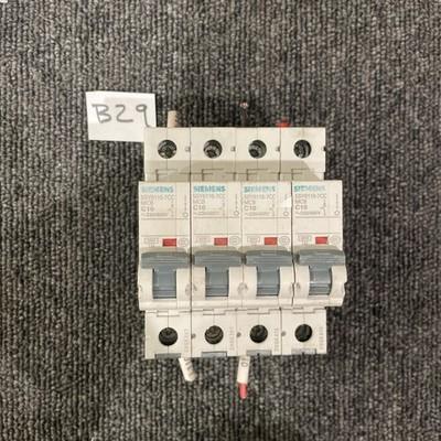 (4) Siemens 5SY6110-7CC MCB C10 1P 400V Circuit Breaker