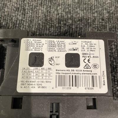 SIEMENS 3RT6026-1AG20 DC CONTACTOR – USA