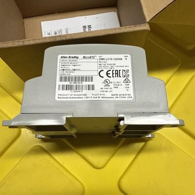 Allen-Bradley 2080-LC10-12AWA Micro810 PLC Controller 120V AC 12 I/O Module