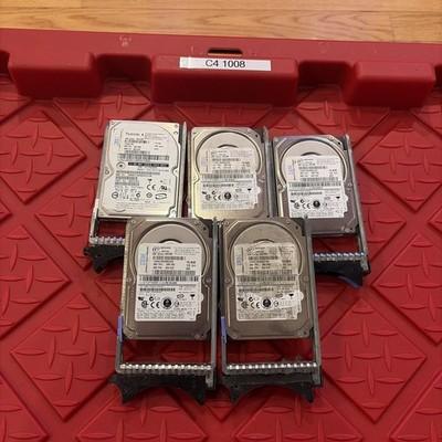 5 – IBM Xseries 40k1052 HUC101473CSS300 73GB 10K 3G SFF 2.5” SAS HARD DRIVE