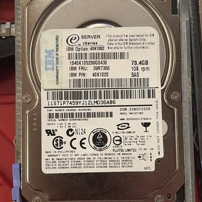 5 – IBM Xseries 40k1052 HUC101473CSS300 73GB 10K 3G SFF 2.5” SAS HARD DRIVE