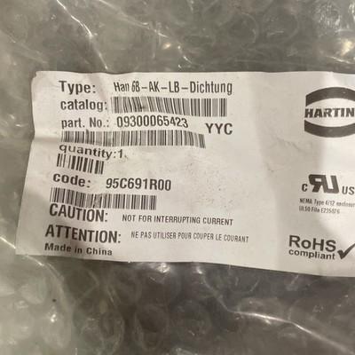 HARTING HAN 6B-AK-LB-Dichtung 09300065423