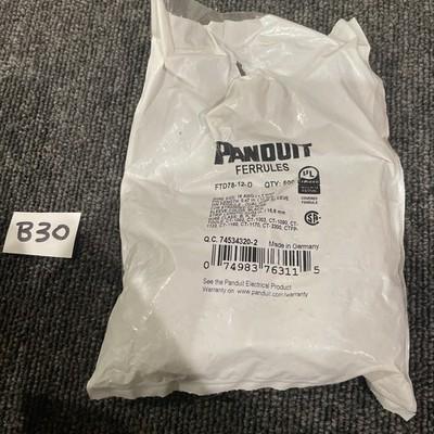 (280) PANDUIT FSD78-12-D FERRULES PKG Of 280