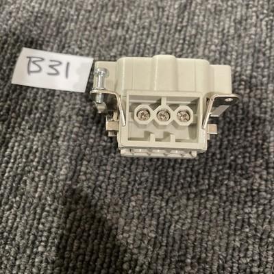 Harting HAN 6E-M-s Connector Plug 09 33 006 2601, 16A, 500V, 6kV 3 – No Box NOS