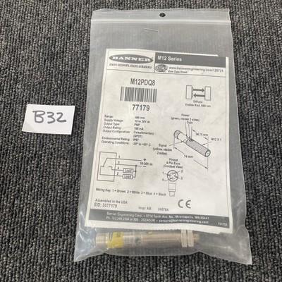 BANNER M12PDQ8 10-30VDC Photoelectric switch sensor