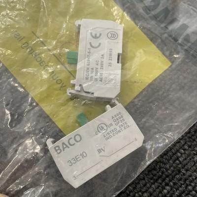(2) BACO 33E10 CONTACT BLOCK