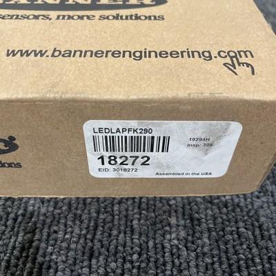 BANNER ENGINEERING LEDLAPFK290 IP50 LINEAR ARRAY 290MM POLARIZER 18272