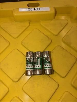 Lot of 2 New Littelfuse JTD 15 ID Time Delay Indicator Fuses 15A 600V Class J