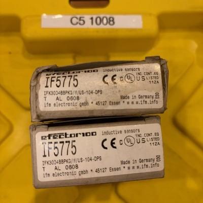 2 Lot – Efector IF5775 IFK3004BBPKG/US-104 Inductive Sensor – NEW