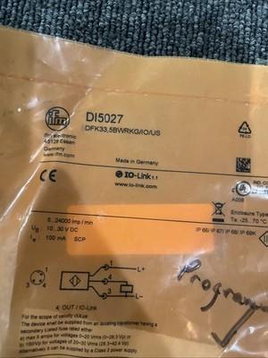 IFM DI5027 Proximity Switch Induction Sensor – Bags Marked Programmed