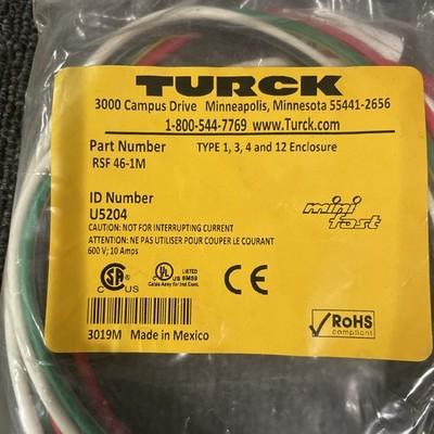 TURCK RSF46-1M U5204 600V 10A