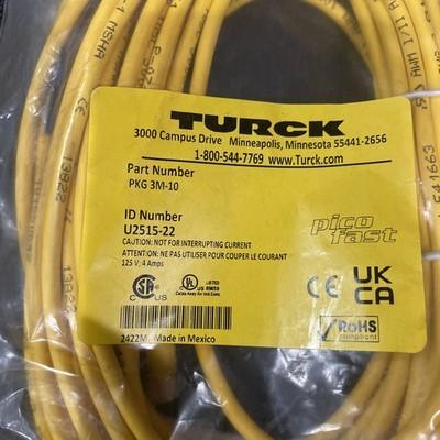 Turck PKG 3M-10 Picofast Cordset M8 to Flying lead, PVC, 10 meter U2515-22